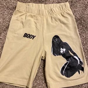 Body biker shorts by Raven Tracy